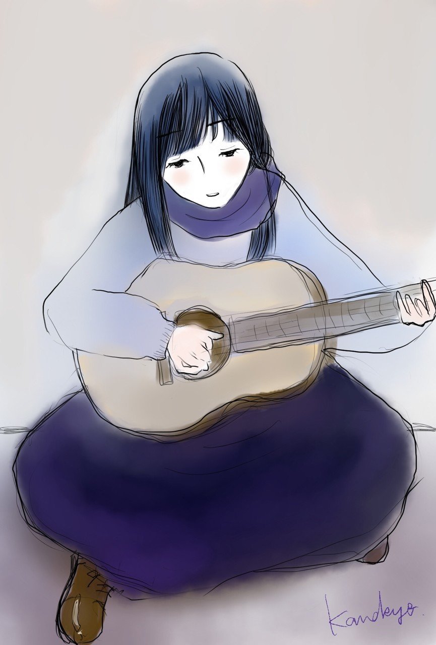 ギター少女 かねきょ 漫画 イラスト Note