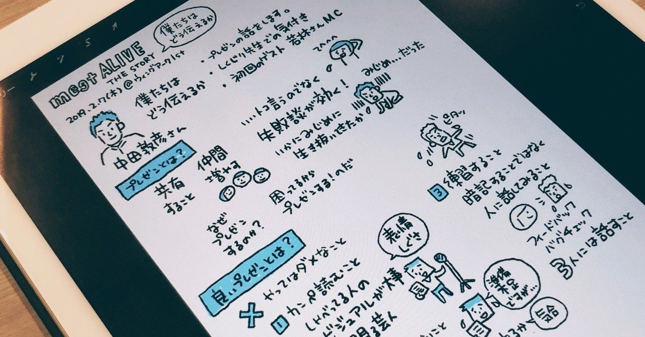 Meetalive The Story 僕たちはどう伝えるか オリラジ中田敦彦 さんのプレゼン術の話をグラレコしてきた Web屋が広告業界にきてみた Note