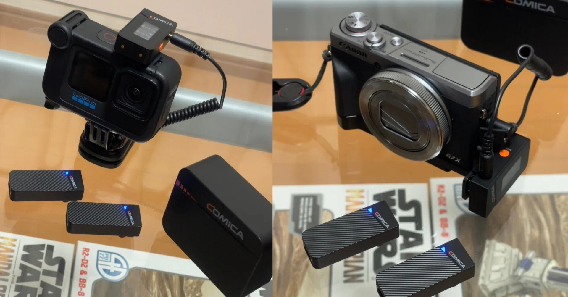 COMICA Vimo C3 ワイヤレスマイクノイキャン 充電ケース付き