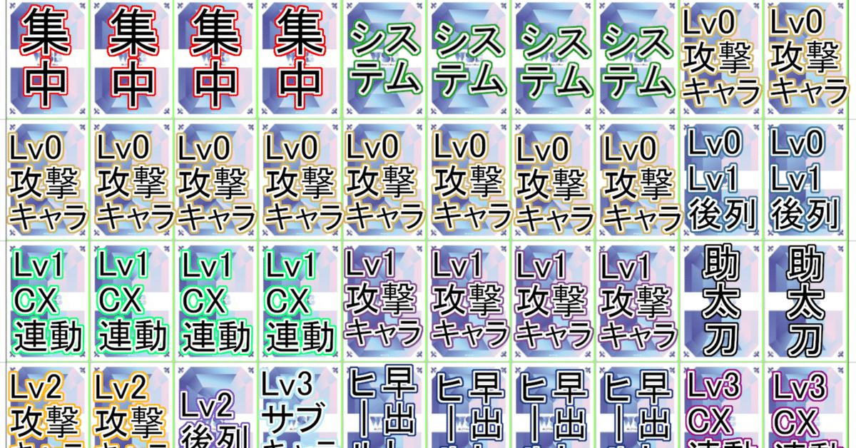 早割チケット WSB】【初心者向け】デッキの組み方の基本【永久保存版】｜ちまつ ヴァイスシュヴァルツ