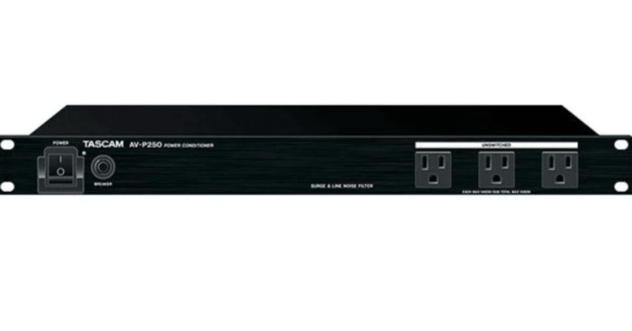 【極美品】TASCAM AV-P250 追記あり】パワーディストリビューター、AV-P250を購入してみた