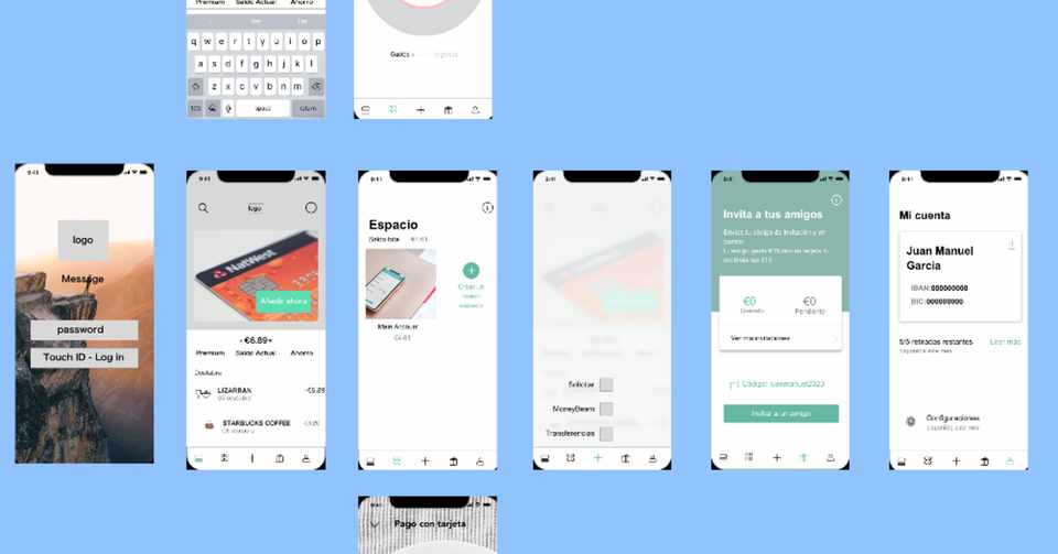 オンラインバンクアプリ N26 をワイヤーフレーム製作 Uiトレースしてみた １ 浦川たろう Note