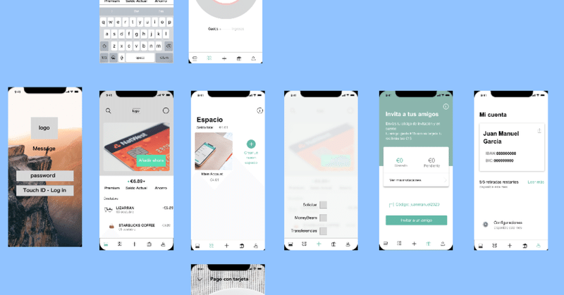 オンラインバンクアプリ N26 をワイヤーフレーム製作 Uiトレースしてみた １ 浦川たろう Note