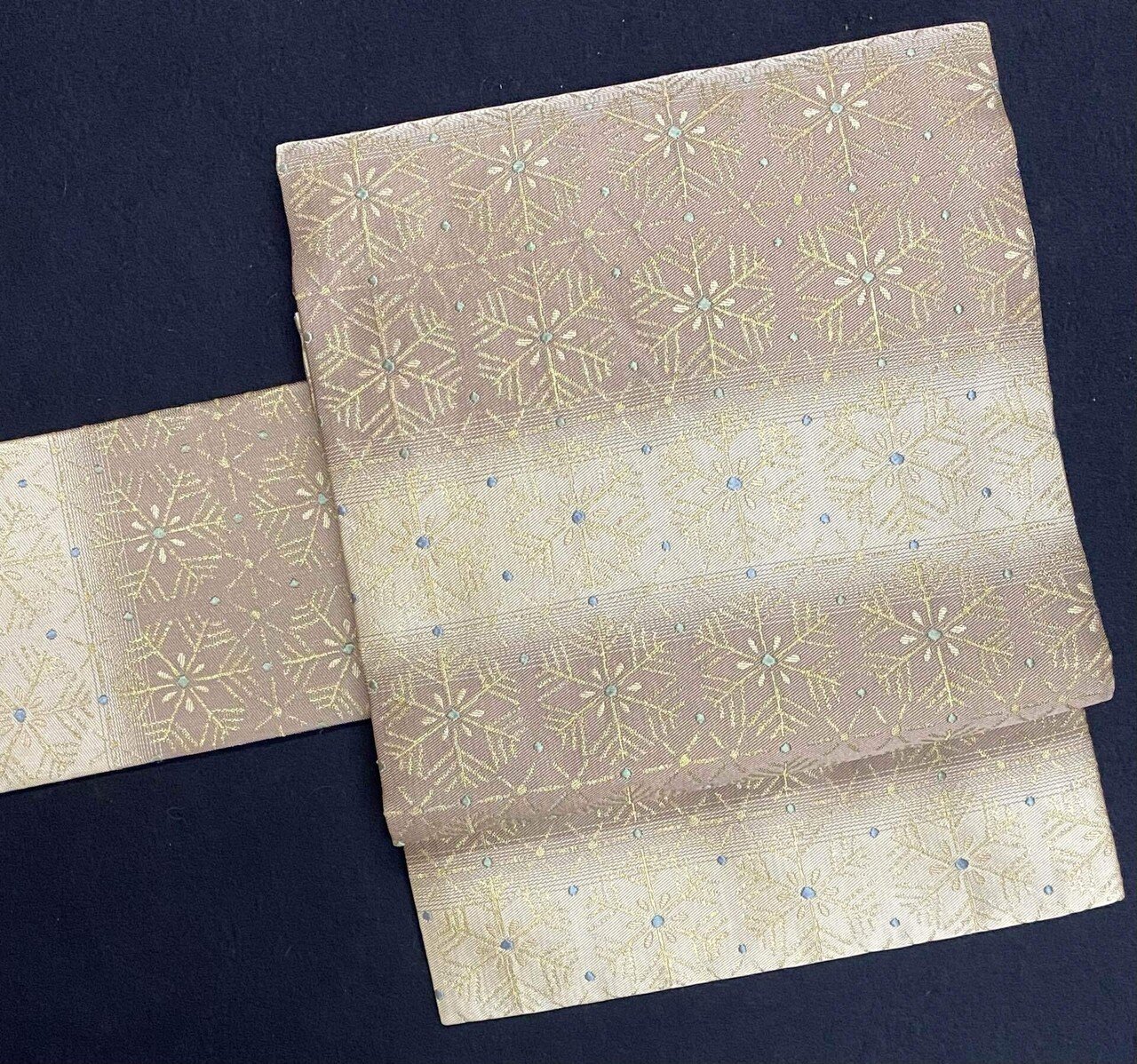 雪の結晶名古屋帯｜夢吉きもの