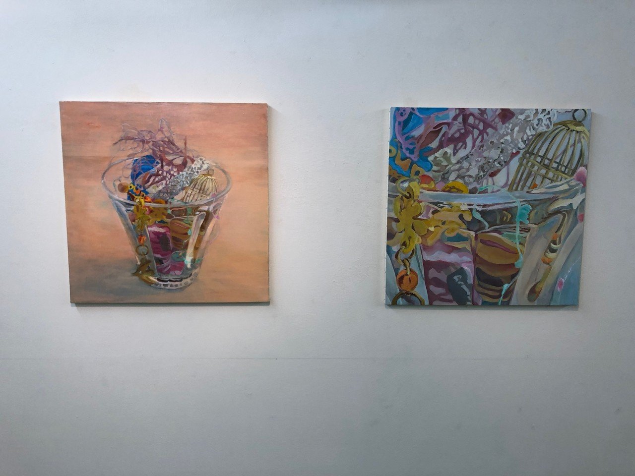 GLC】島村達彦 「静物」 油彩6号 師:山口薫 世界で活躍画家知る人