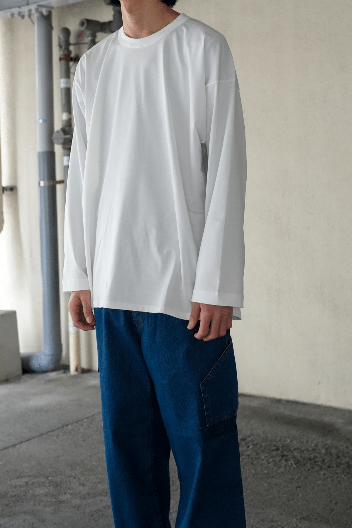 トップス Olde H&Daughter Ex.SUVIN COTTON PLAIN Olde H&Daughter Ex.SUVIN COTTON PLAIN STITCH L/