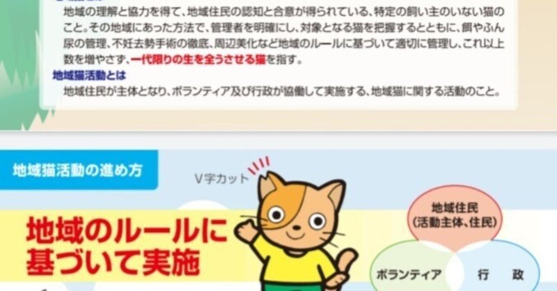 地域猫活動は地域住民全体での行動が不可欠❗