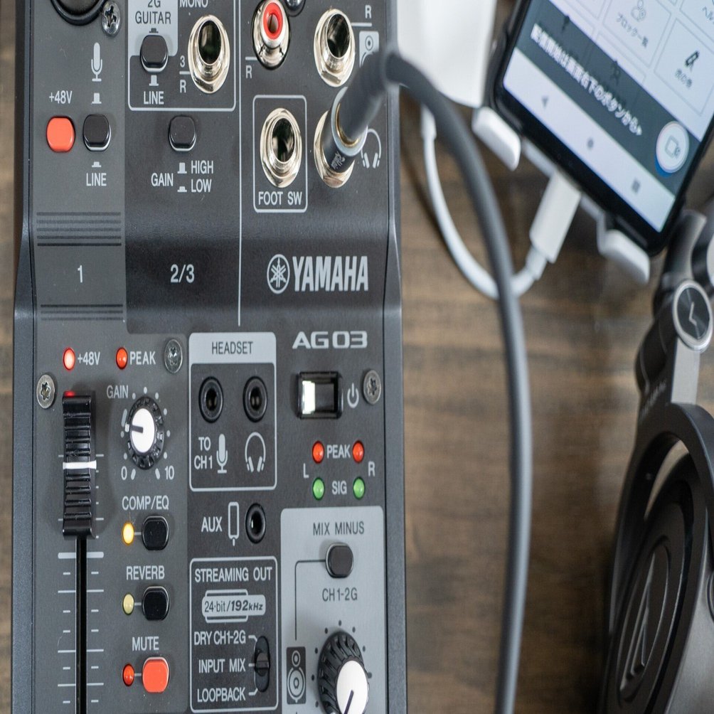 美品○YAMAHA AG03 ○オーディオインターフェース ○ポケカラ