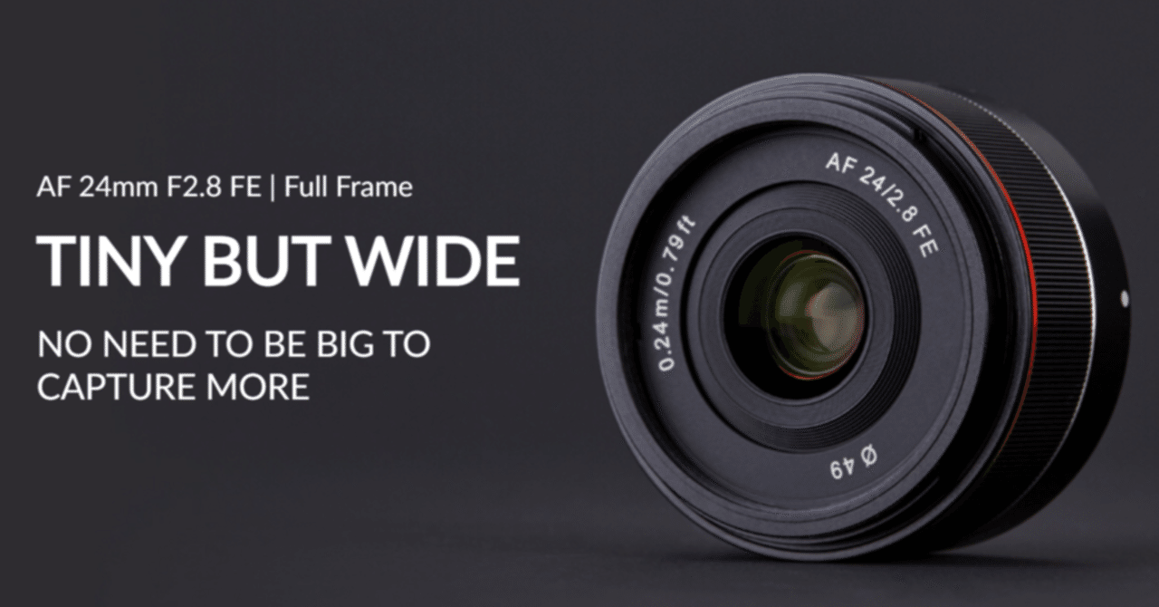 Amazon.co.jp: SAMYANG 単焦点広角レンズ AF 24mm F2.8 FE