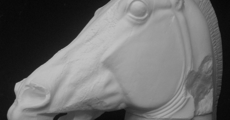 E 715 セレネの馬 Parthenon Selene Horse 石膏像ドットコム 脇本 Note