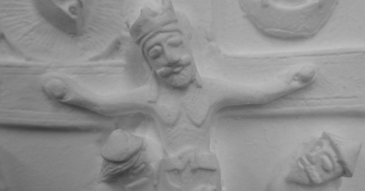 L-672 十字架レリーフ｜石膏像ドットコム（脇本）