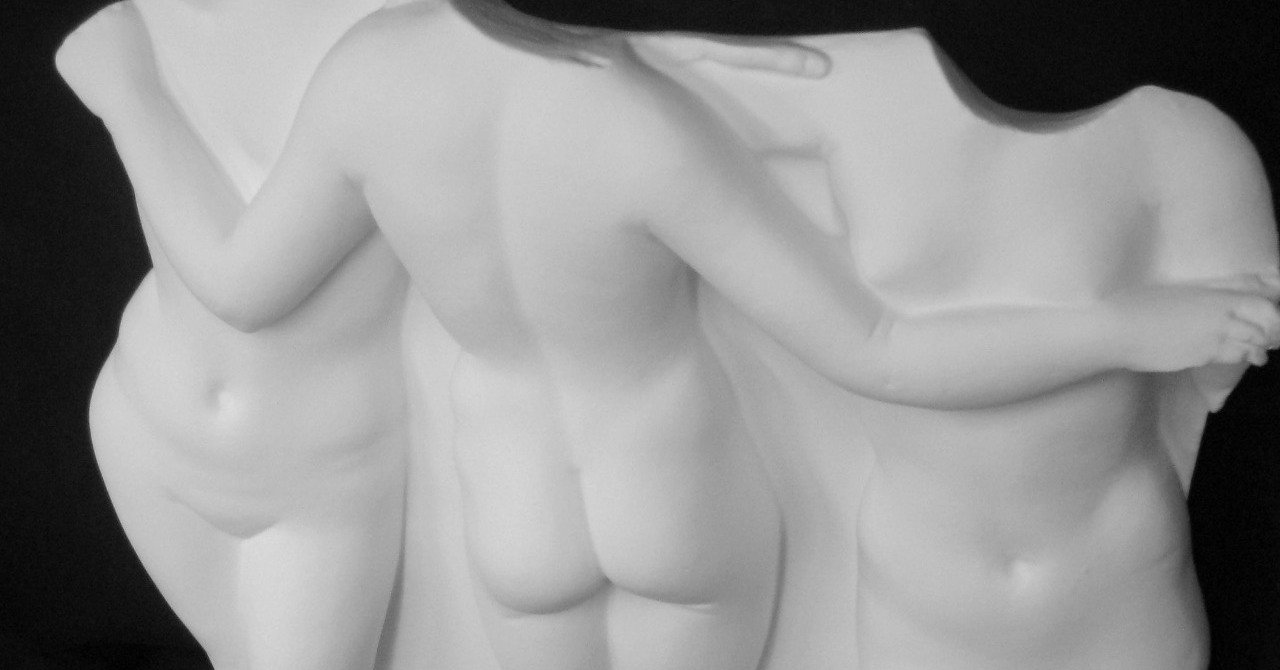 L-635 三美神レリーフ｜石膏像ドットコム（脇本）