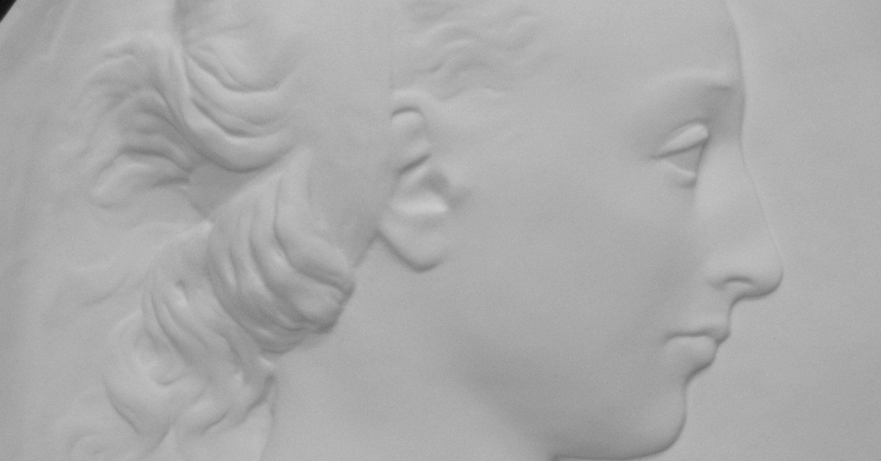 L-624 横向き婦人レリーフ｜石膏像ドットコム（脇本）