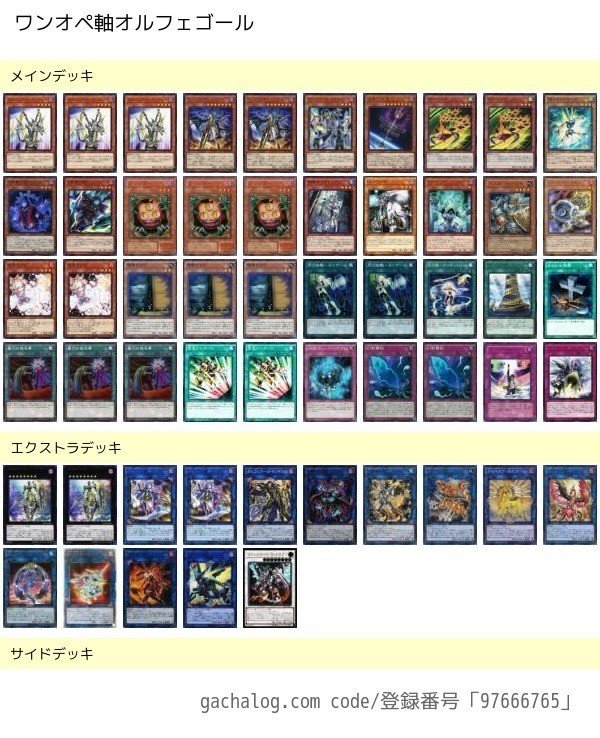 【あ】オルフェゴール デッキパーツ アジア版 初期 オルフェゴールの1から100まで｜しらこ