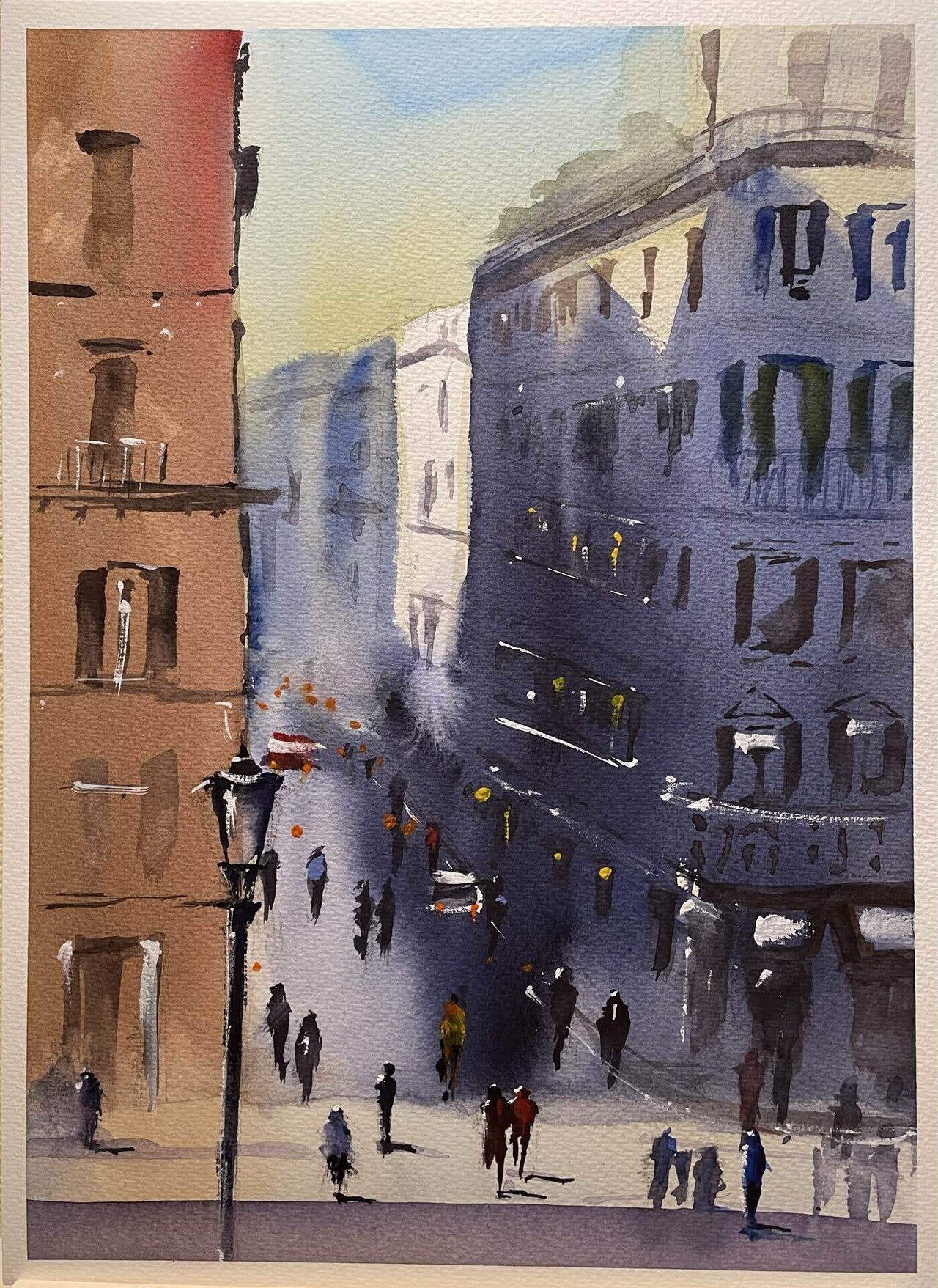 Jazzyなノリで描く、ミラノの市街地|m_kino Jazzyなノリで描く、ミラノの市街地|m_kino