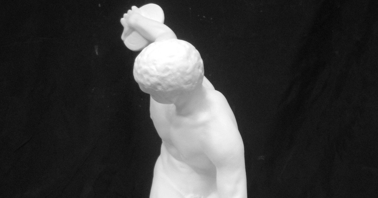 N-021 円盤投げ全身像（小）｜石膏像ドットコム（脇本）