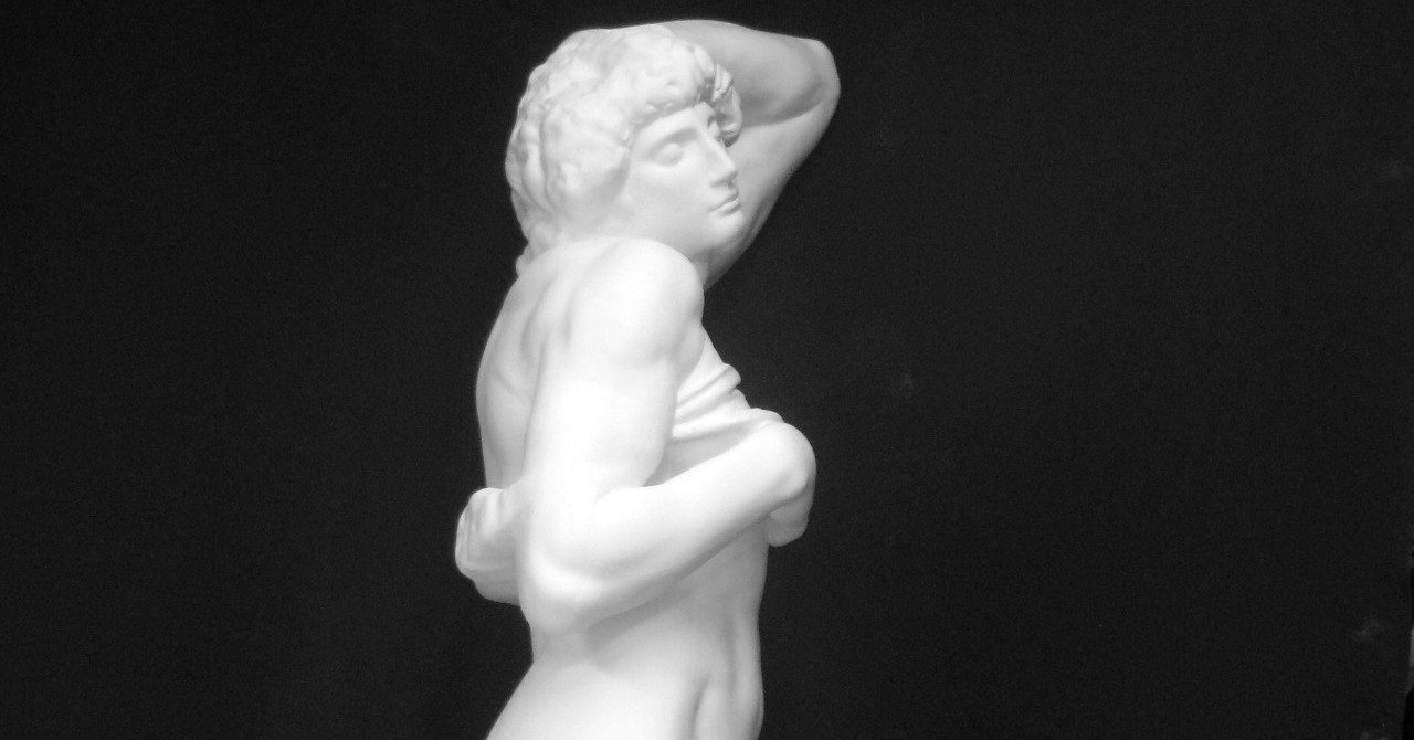 N 013 奴隷全身像 石膏像ドットコム 脇本 Note