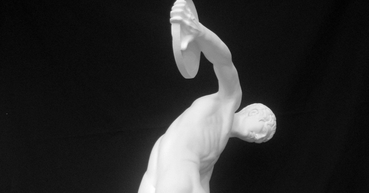 円盤投げ青年石膏像　たのメル便で発送 Amazon.co.jp: 石膏像 H－012 円盤投げ半身像 H．97cm