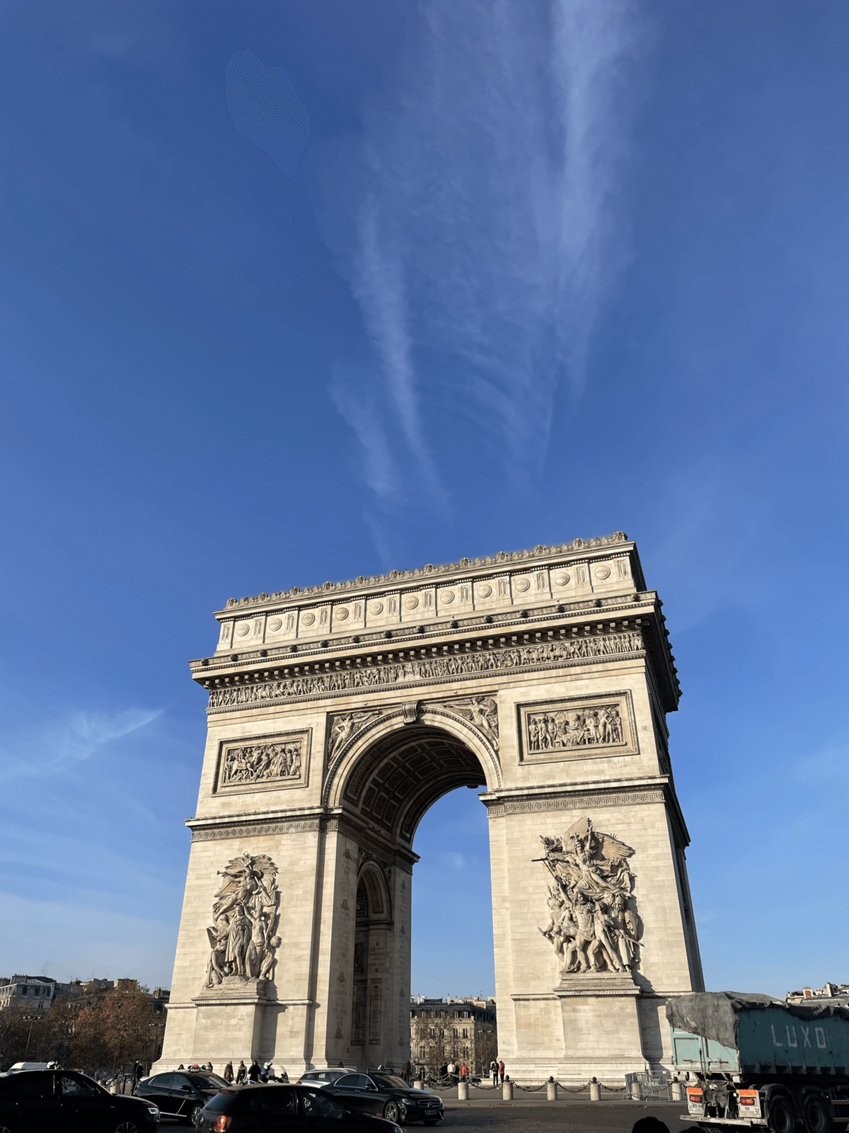 岩崎鉦吾　油彩　エトワール凱旋門 Arc de Triomphe Paris パリ・エトワール凱旋門 Arc de triomphe de l'Étoile Paris