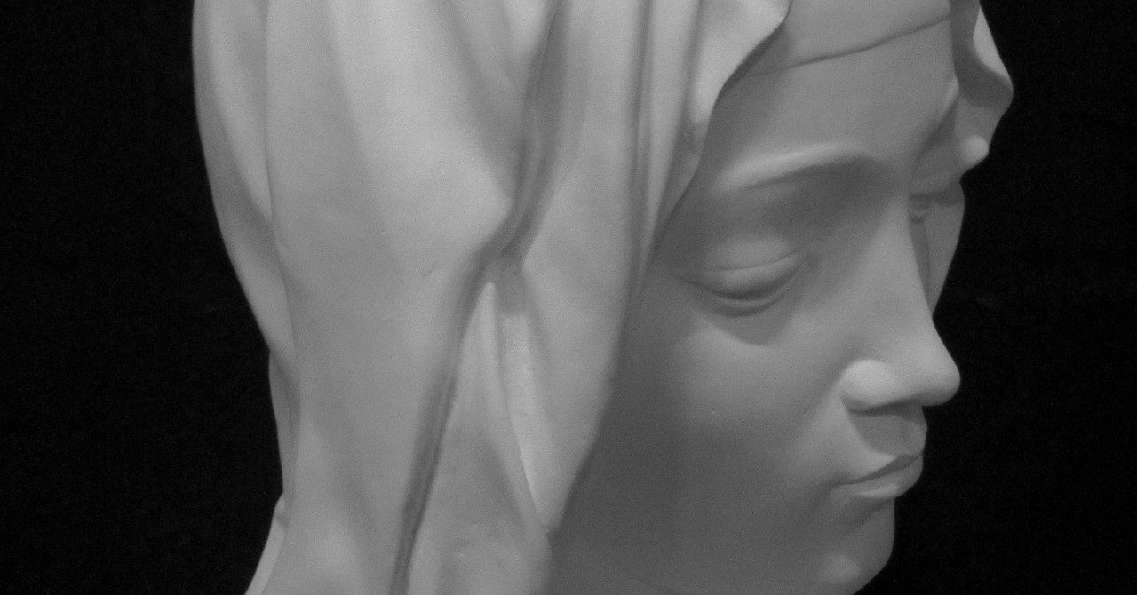 S-231 マリア首像（ピエタ）｜石膏像ドットコム（脇本）