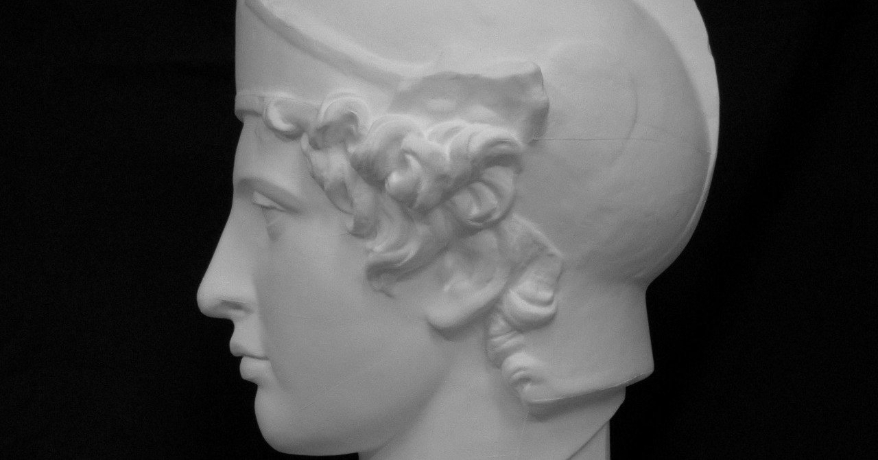 S-210 青年マルス首像｜石膏像ドットコム（脇本）