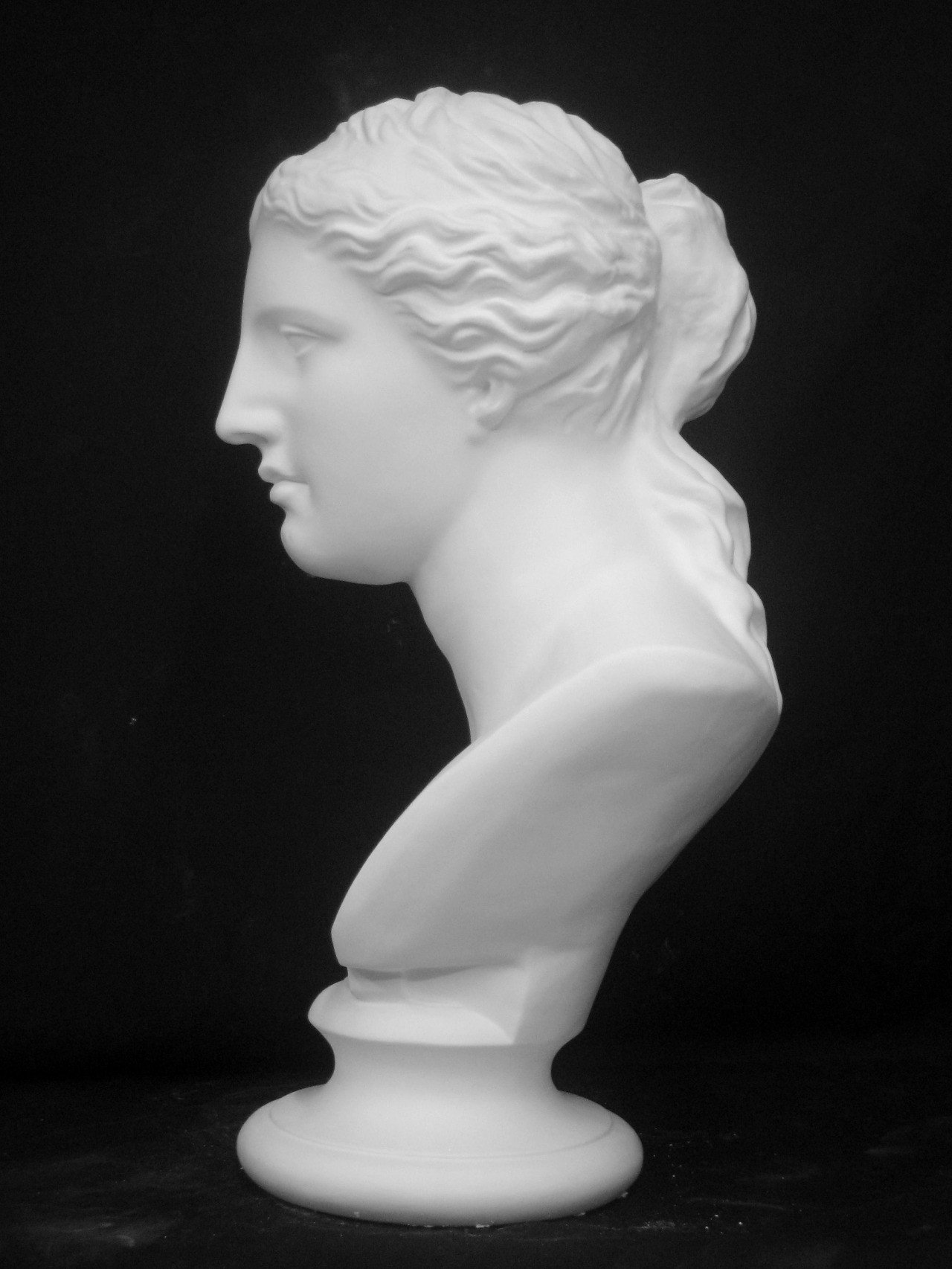 石膏像　ミロ島ヴィーナス胸像（丸） K-160 ミロ島ヴィーナス胸像（丸）｜石膏像ドットコム（脇本）