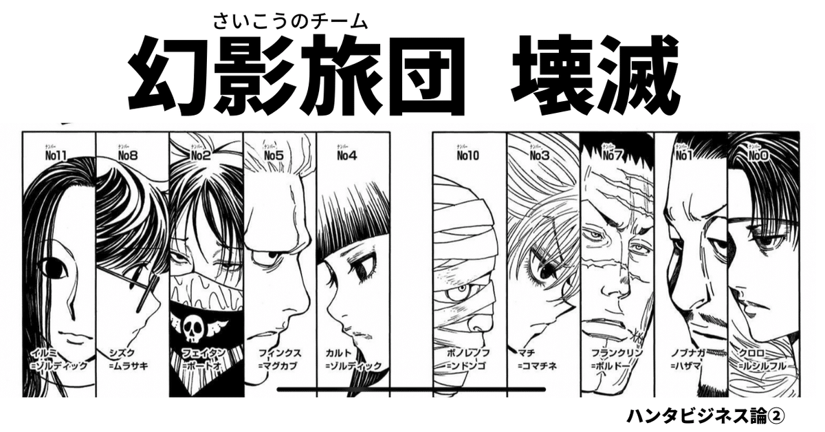 HUNTER×HUNTER カードダスハイパーバトル 辛く 幻影旅団 黒き
