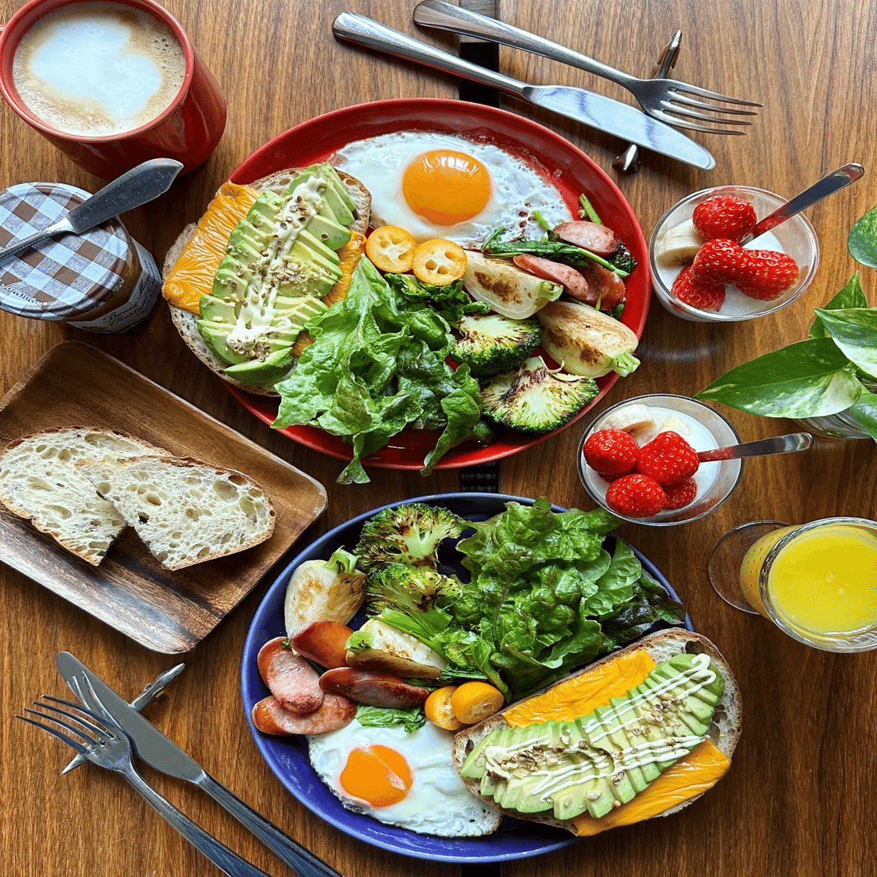 アボカドとチェダーチーズのタルティーヌ 焼き野菜など｜みずのさちこ