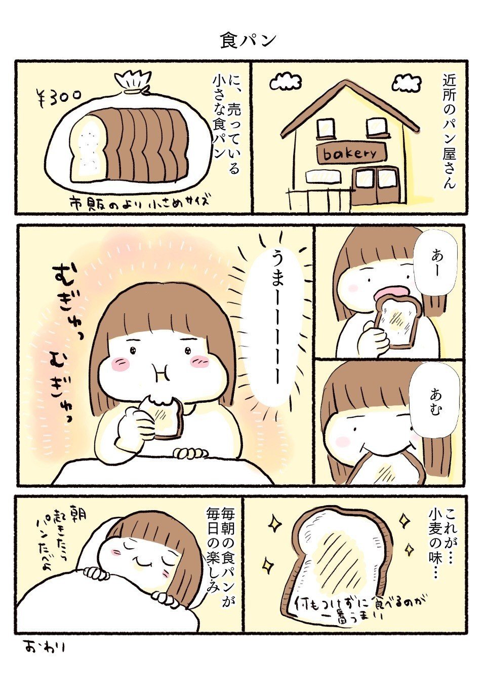 引きこもり日記 食パンの話 小池ぬーみん Note