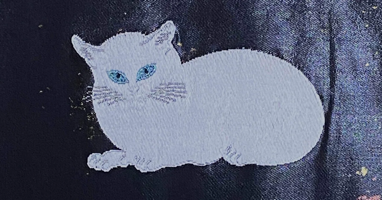 白猫刺繍名古屋帯｜夢吉きもの
