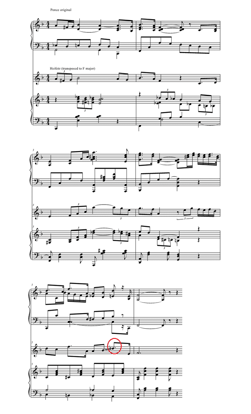 Manuel Ponce Estrellita Heifetz Version Jun Yamamoto Note Manuel Ponce Estrellita Heifetz Version Jun Yamamoto Note