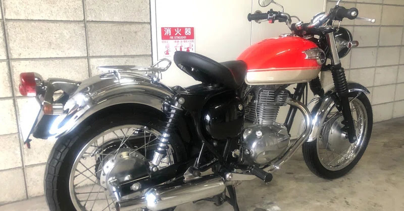 プレミア、エストレヤ250SR旧車 面映ゆかっ