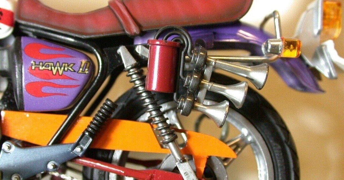 アオシマ 1/12 ホンダ　ホークII 当時　旧車　暴走
