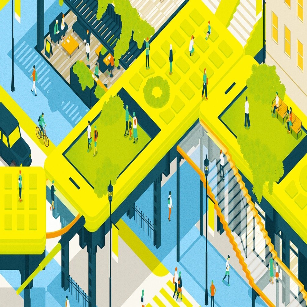 未来予想図、都市空間を創造性豊かに描くイラストレーター｜vision