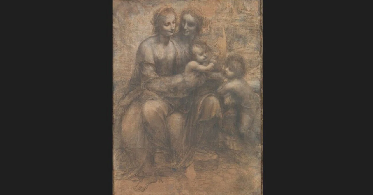 National Gallery、Leonard da Vinci、聖アンナと聖母子と幼児聖ヨハネ