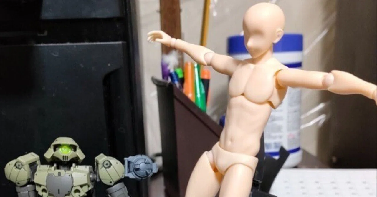 初めてのフィギュア製作を試みる（その1）｜もぐら@模型垢