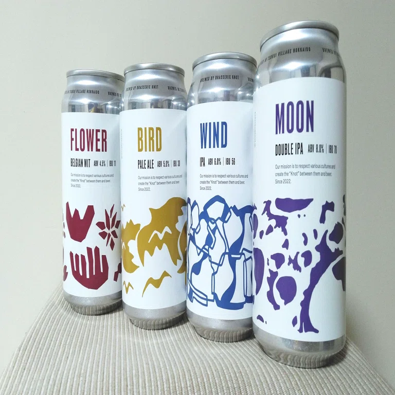ブラッスリーノット・レギュラー4銘柄「花鳥風月」を飲む｜水鏡