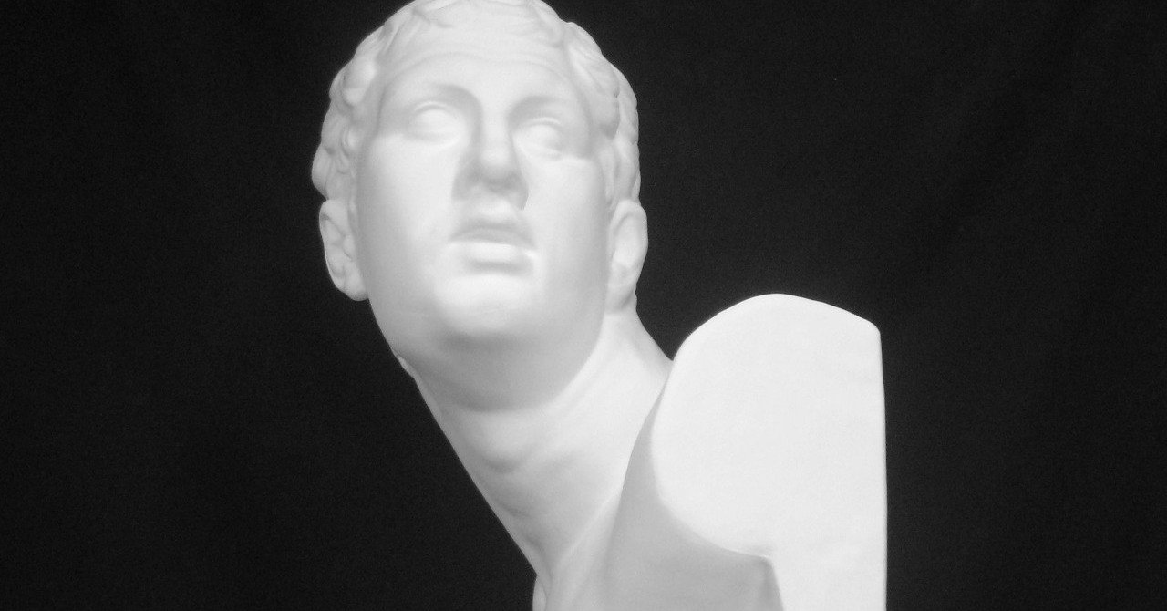 【石膏像】ボルゲーゼの剣闘士 K-137 ボルゲーゼの闘士胸像 | きょうの石膏像