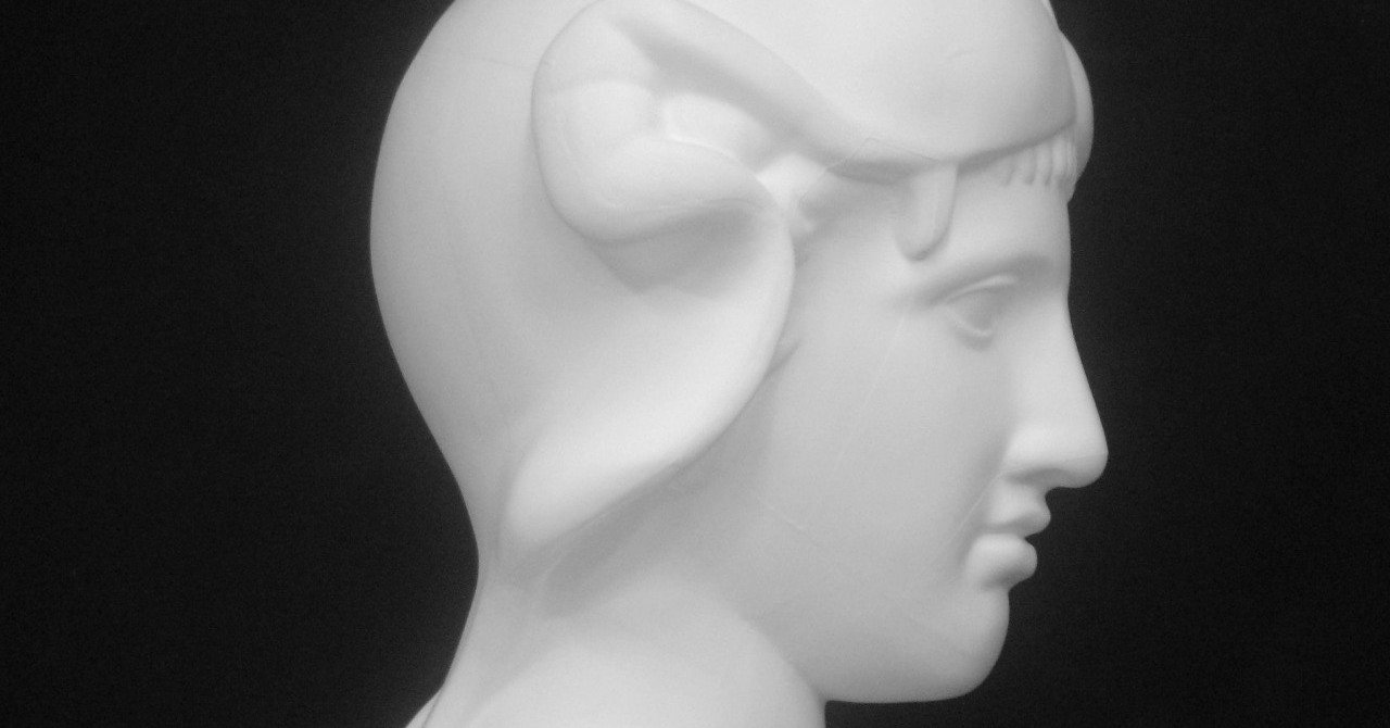 K-135 獅子冠女神胸像（ヘラクレス）｜石膏像ドットコム（脇本）