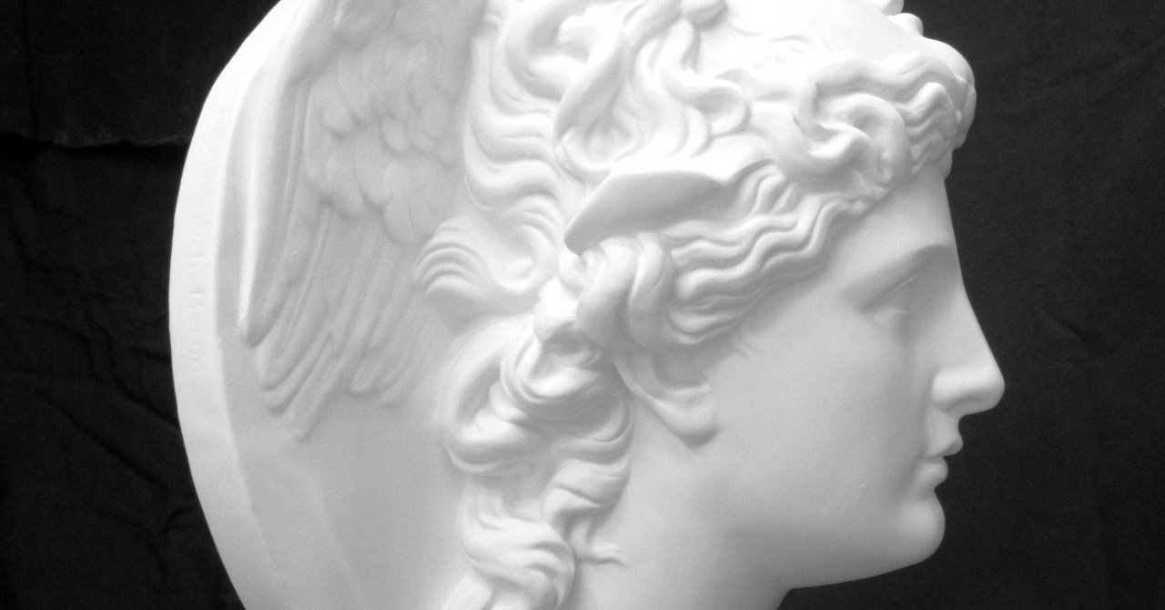 K-134 面冠女神胸像(メデューサの顔を戴くアテナ）｜石膏像ドットコム