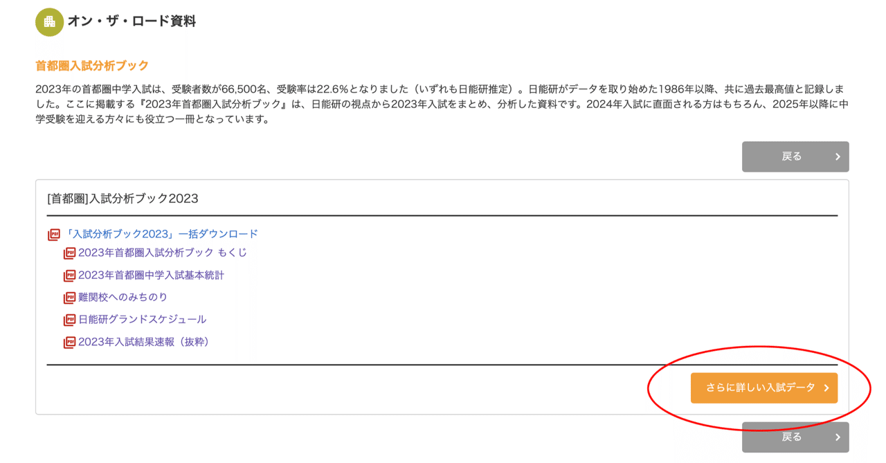 2023年入試データ｜たまめ