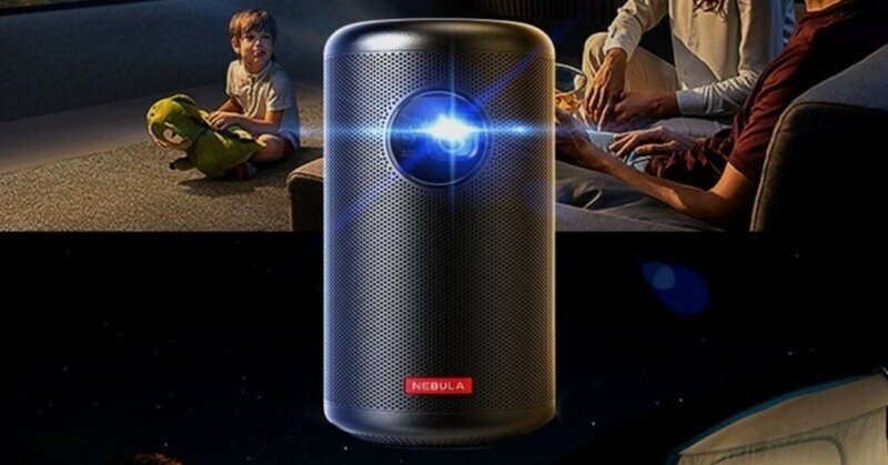 NEBULA Capsule Max プロジェクター Anker、Google TV搭載のモバイル