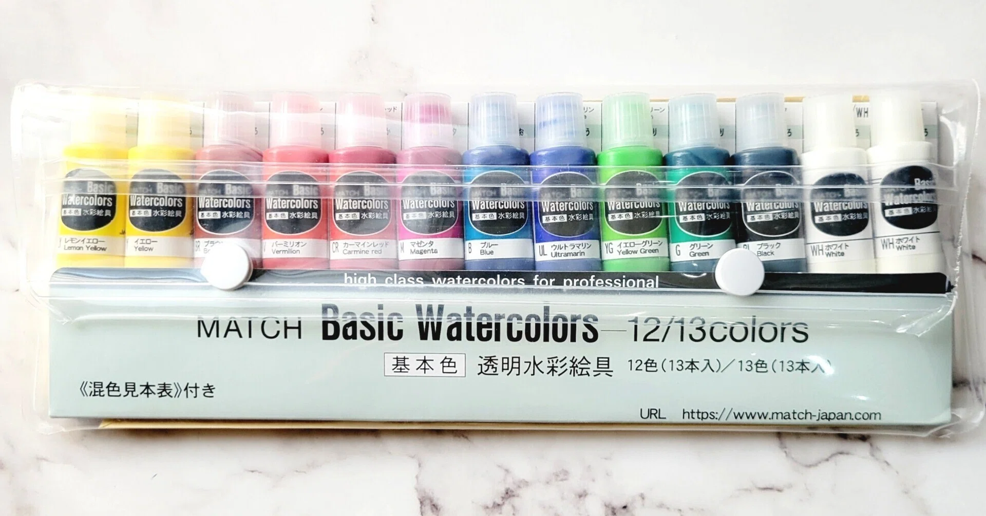 画材】まっちの透明水彩絵具を買いました｜sabiiro