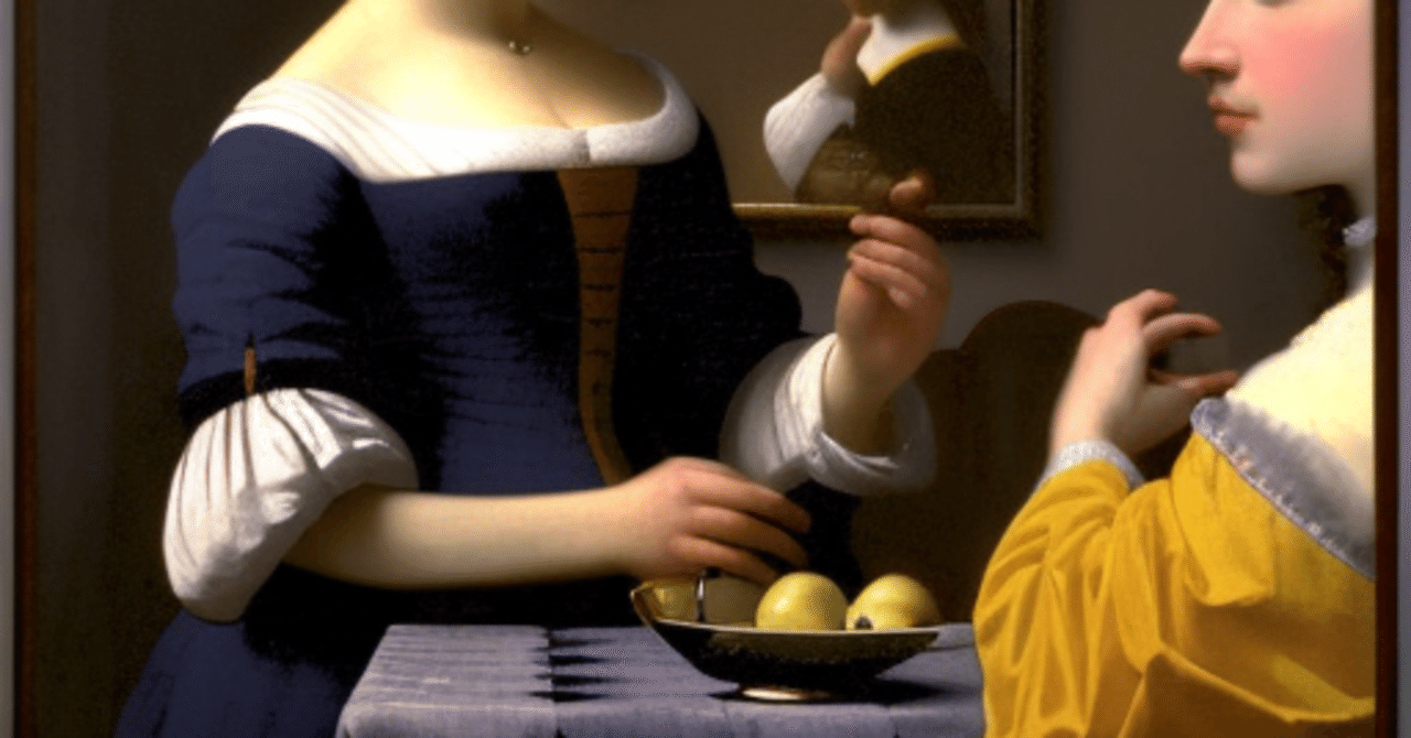 果物を運ぶ少女たち/ヨハネスフェルメール(Girls Carrying Fruits