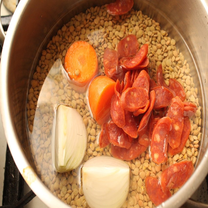 レンズ豆活用法1 煮込み 樋口直哉 Travelingfoodlab Note